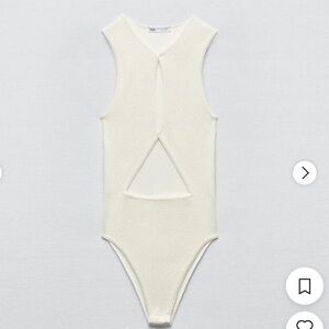 Zara Cream Bodysuit